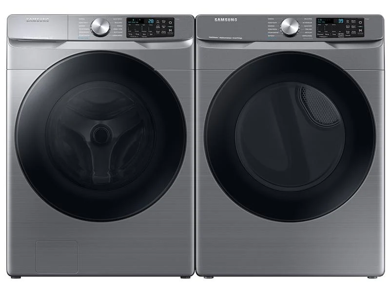 Samsung DVE45B6300P 7.5 cu. ft. Smart Electric Dryer with Steam Sanitize+ in Platinum - Image 5