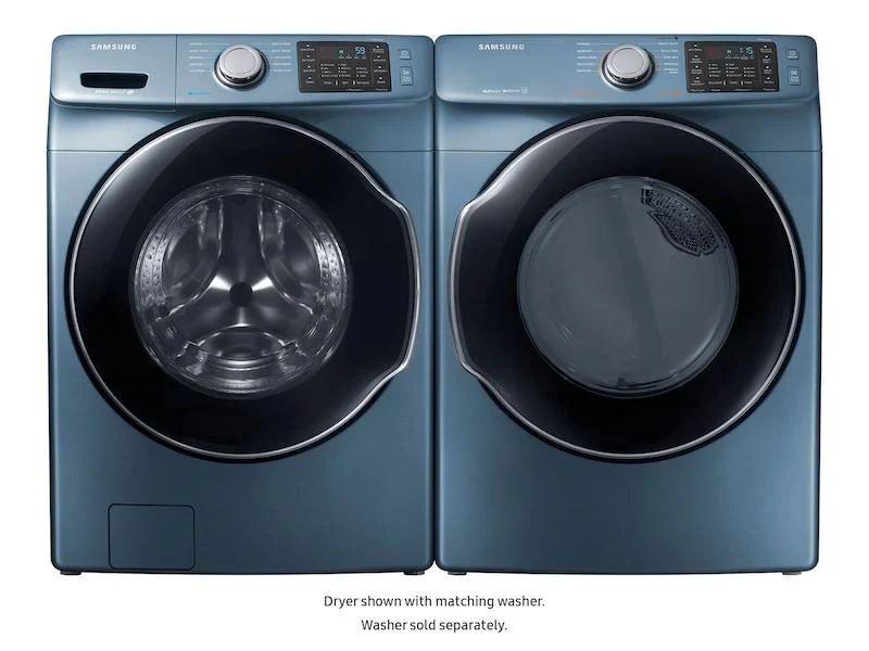Samsung DVE45M5500Z 7.5 cu. ft. Electric Dryer in Azure Blue - Image 5