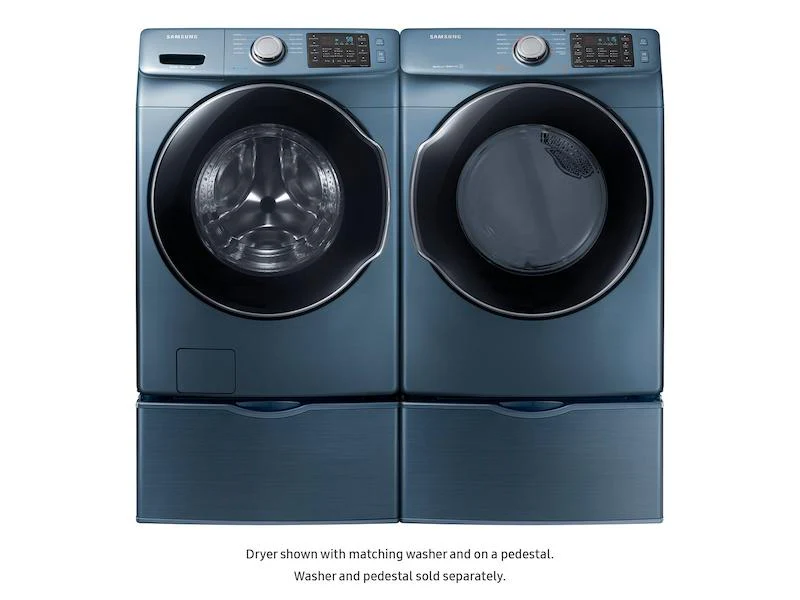 Samsung DVE45M5500Z 7.5 cu. ft. Electric Dryer in Azure Blue - Image 7