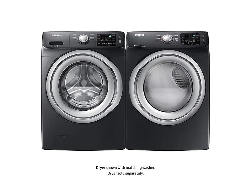 Samsung DVE45N5300V 7.5 cu. ft. Electric Dryer with Steam in Black Stainless Steel - Image 5