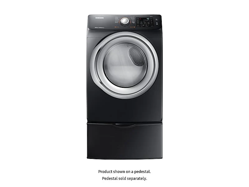Samsung DVE45N5300V 7.5 cu. ft. Electric Dryer with Steam in Black Stainless Steel - Image 7