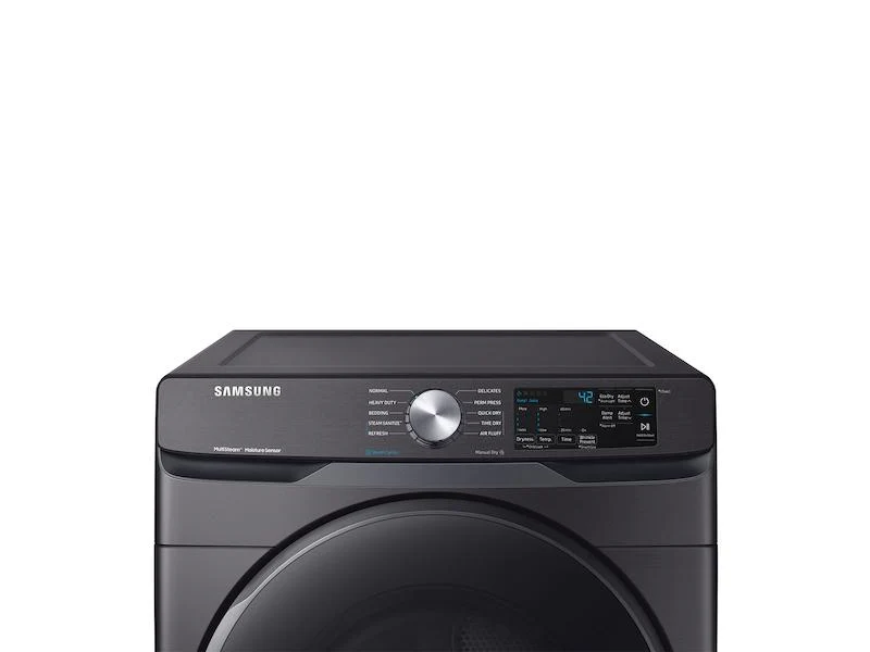 Samsung DVE45R6100V 7.5 cu. ft. Electric Dryer with Steam Sanitize+ in Black Stainless Steel - Image 3