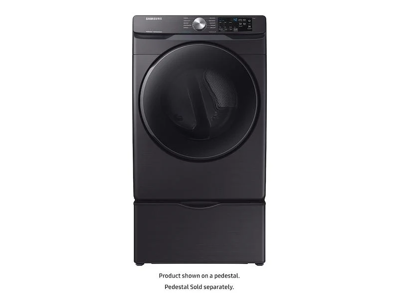 Samsung DVE45R6100V 7.5 cu. ft. Electric Dryer with Steam Sanitize+ in Black Stainless Steel - Image 4