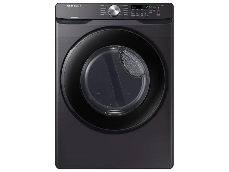 Samsung DVE45T6000V 7.5 cu. ft. Electric Dryer with Sensor Dry in Black Stainless Steel