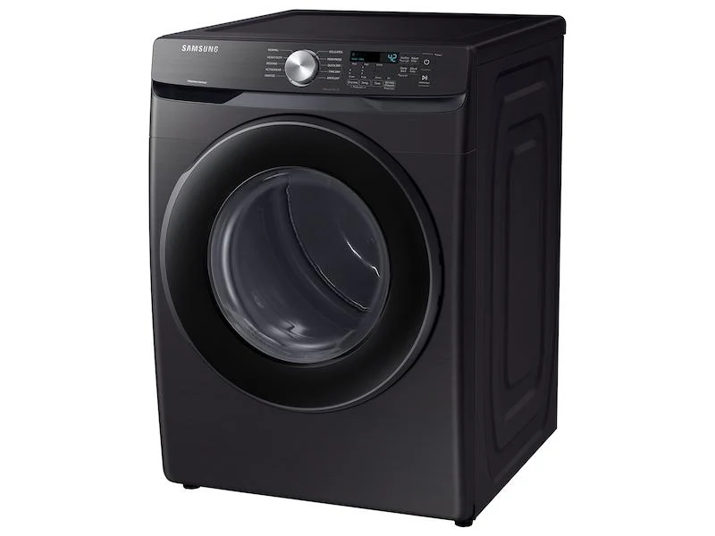 Samsung DVE45T6000V 7.5 cu. ft. Electric Dryer with Sensor Dry in Black Stainless Steel - Image 10