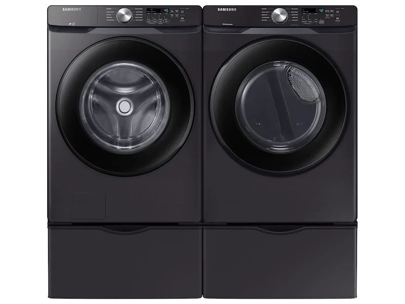 Samsung DVE45T6000V 7.5 cu. ft. Electric Dryer with Sensor Dry in Black Stainless Steel - Image 5