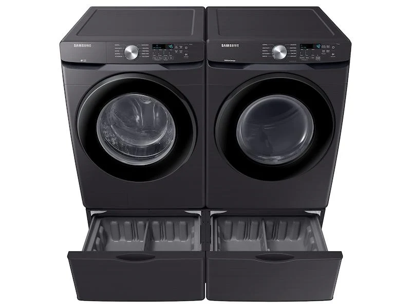 Samsung DVE45T6000V 7.5 cu. ft. Electric Dryer with Sensor Dry in Black Stainless Steel - Image 6