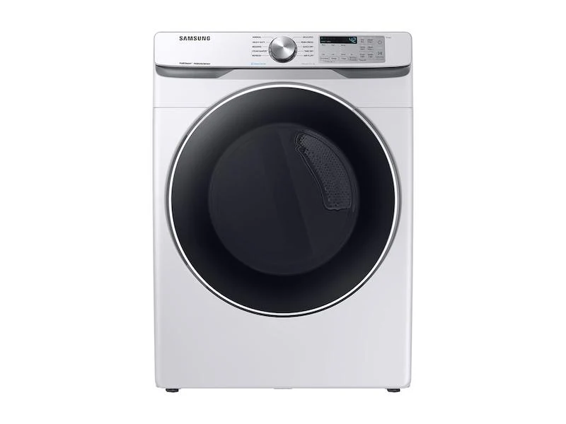 Samsung DVE45T6200W 7.5 cu. ft. Electric Dryer with Steam Sanitize+ in White