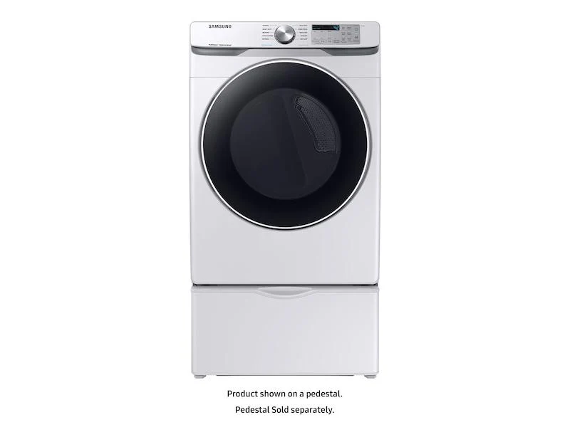 Samsung DVE45T6200W 7.5 cu. ft. Electric Dryer with Steam Sanitize+ in White - Image 3