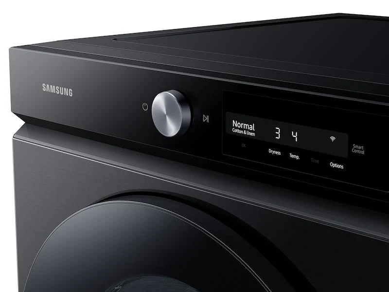 Samsung DVE46BB6700VA3 Bespoke 7.5 cu. ft. Large Capacity Electric Dryer with Super Speed Dry and AI Smart Dial in Brushed Black - Image 8