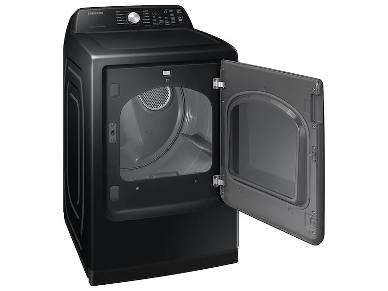 Samsung DVE47CG3500VA3 7.4 cu. ft. Smart Electric Dryer with Sensor Dry in Brushed Black - Image 5