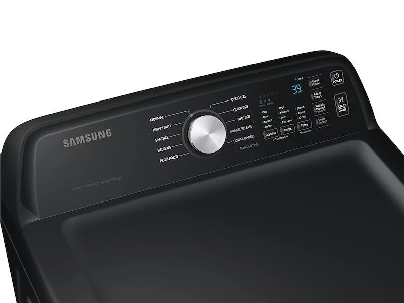 Samsung DVE47CG3500VA3 7.4 cu. ft. Smart Electric Dryer with Sensor Dry in Brushed Black - Image 8