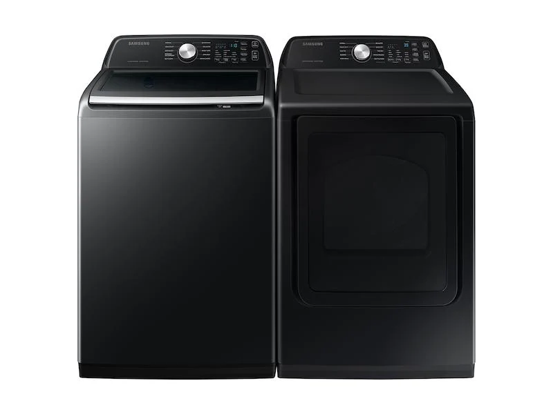 Samsung DVE47CG3500VA3 7.4 cu. ft. Smart Electric Dryer with Sensor Dry in Brushed Black - Image 9