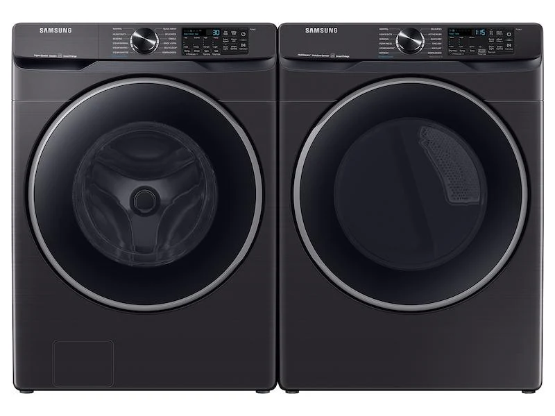 Samsung DVE50A8500V 7.5 cu. ft. Smart Electric Dryer with Steam Sanitize+ in Brushed Black - Image 5