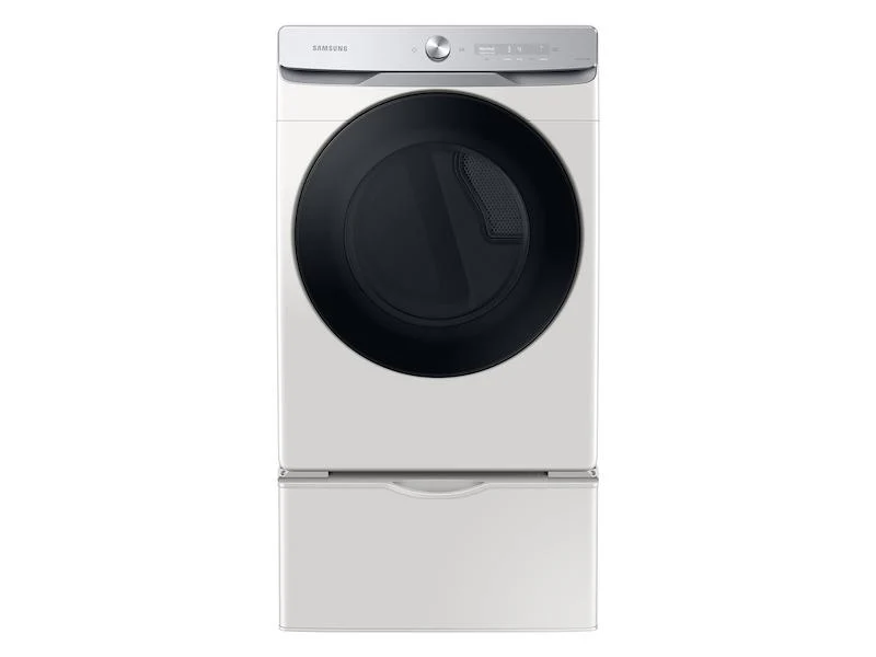 Samsung DVE50A8600E 7.5 cu. ft. Smart Dial Electric Dryer with Super Speed Dry in Ivory - Image 4