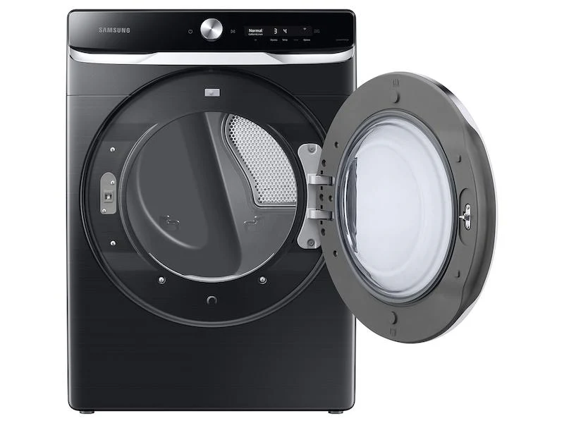 Samsung DVE50A8800V 7.5 cu. ft. Smart Dial Electric Dryer with Super Speed Dry in Brushed Black - Image 9