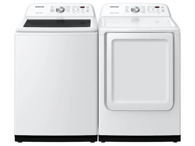 Samsung DVE50B5100W 7.4 cu. ft. Electric Dryer with Sensor Dry in White - Image 8