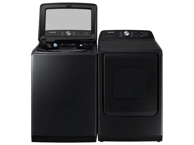 Samsung 7.4 cu. ft. Smart Electric Dryer with Steam Sanitize  in Brushed Black - Image 10