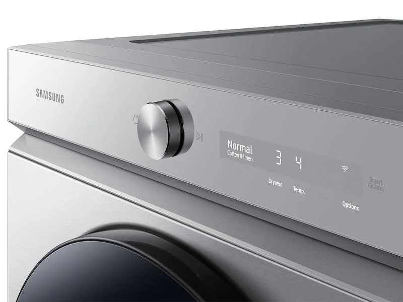 Samsung DVE53BB8700TA3 Bespoke 7.6 cu. ft. Ultra Capacity Electric Dryer with Super Speed Dry and AI Smart Dial in Silver Steel - Image 11