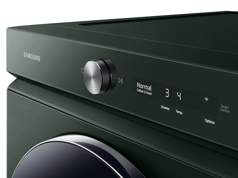 Samsung DVE53BB8900GA3 Bespoke 7.6 cu. ft. Ultra Capacity Electric Dryer with AI Optimal Dry and Super Speed Dry in Forest Green - Image 9