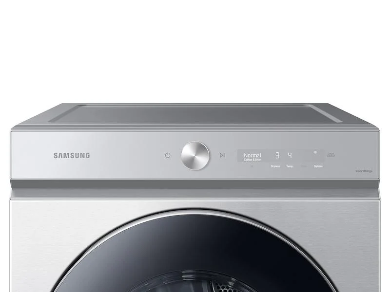 Samsung DVE53BB8900TA3 Bespoke 7.6 cu. ft. Ultra Capacity Electric Dryer with AI Optimal Dry and Super Speed Dry in Silver Steel - Image 3