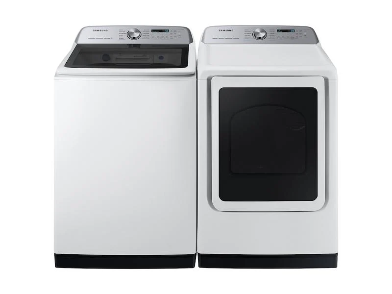 Samsung DVE54CG7150WA3 7.4 cu. ft. Smart Electric Dryer with Pet Care Dry and Steam Sanitize+ in White - Image 10