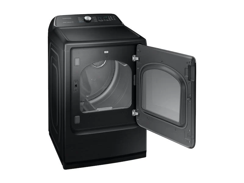 Samsung DVE54R7600V 7.4 cu. ft. Electric Dryer with Steam Sanitize+ in Black Stainless Steel - Image 4