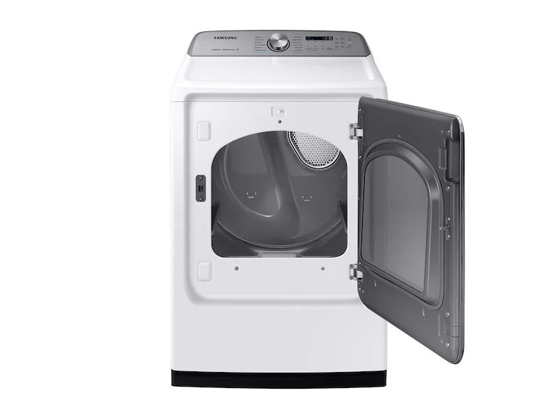 Samsung DVE54R7600W DV7600 7.4 cu. ft. Electric Dryer with Steam Sanitize+ in White - Image 10