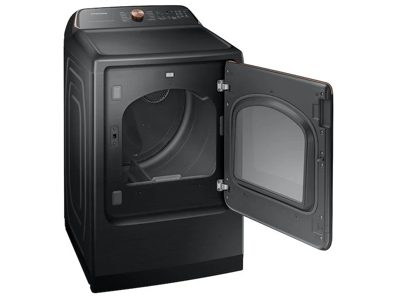 Samsung DVE55A7700V 7.4 cu. ft. Smart Electric Dryer with Steam Sanitize+ in Brushed Black - Image 5
