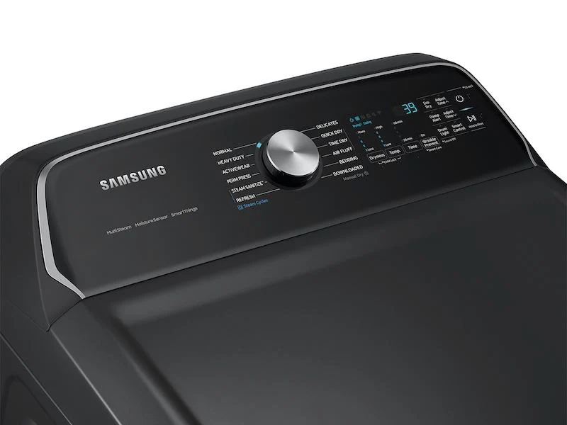 Samsung DVE55CG7100VA3 7.4 cu. ft. Smart Electric Dryer with Steam Sanitize+ in Brushed Black - Image 6