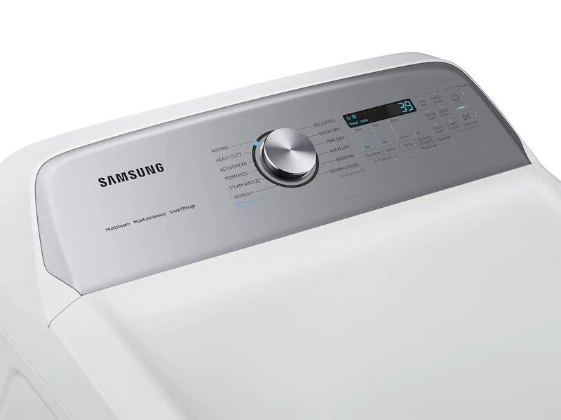 Samsung DVE55CG7100WA3 7.4 cu. ft. Smart Electric Dryer with Steam Sanitize+ in White - Image 6