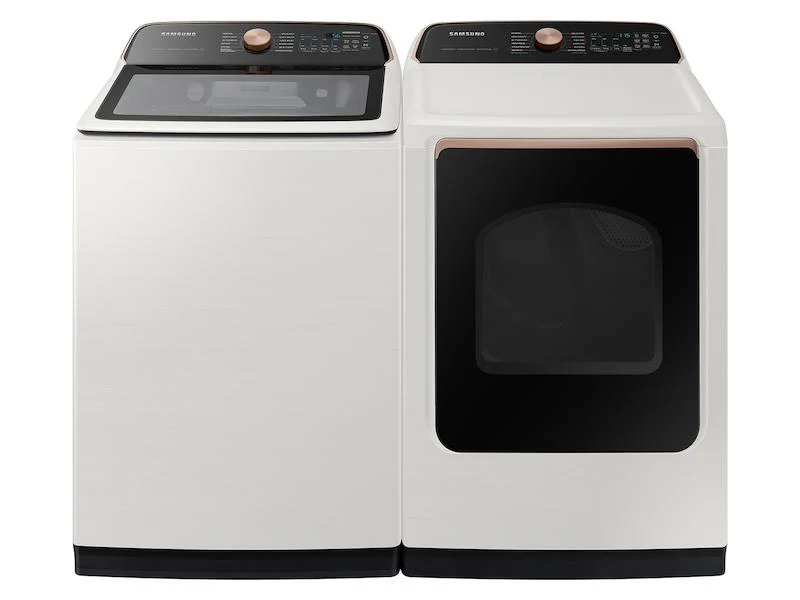 Samsung DVE55CG7500E 7.4 cu. ft. Smart Electric Dryer with Steam Sanitize+ in Ivory - Image 10
