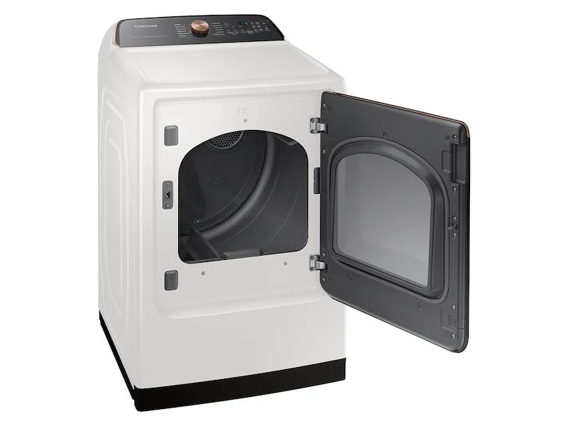 Samsung DVE55CG7500E 7.4 cu. ft. Smart Electric Dryer with Steam Sanitize+ in Ivory - Image 5