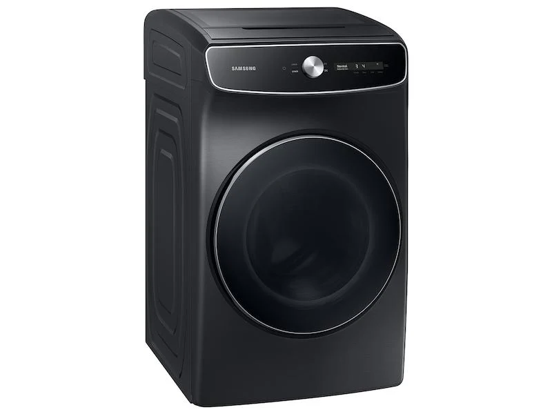 Samsung DVE60A9900V 7.5 cu. ft. Smart Dial Electric Dryer with FlexDry™ and Super Speed Dry in Brushed Black - Image 4