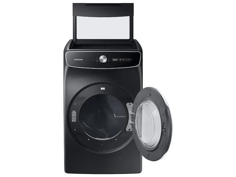 Samsung DVE60A9900V 7.5 cu. ft. Smart Dial Electric Dryer with FlexDry™ and Super Speed Dry in Brushed Black - Image 6