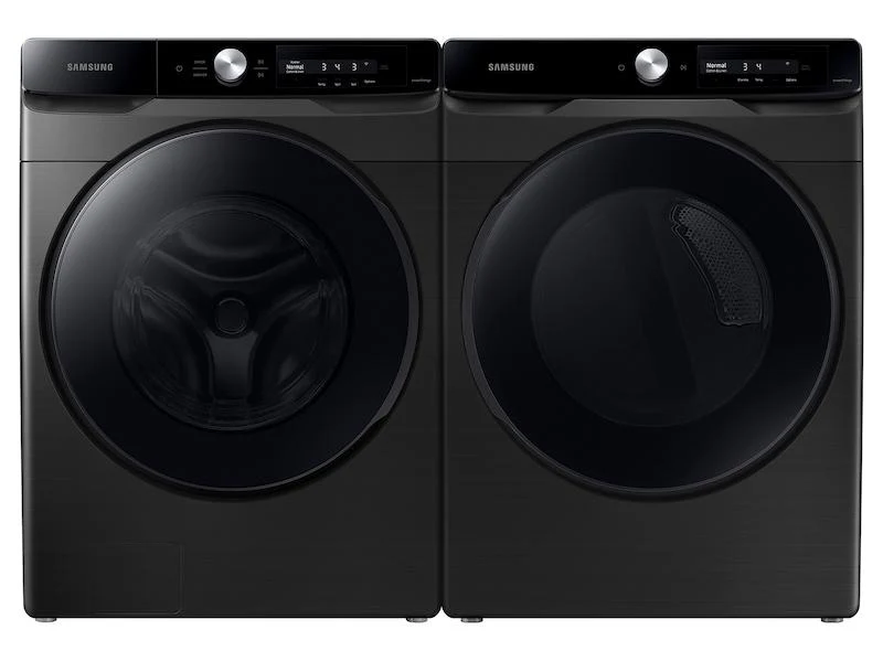 Samsung 7.5 cu. ft. Smart Dial Gas Dryer with Super Speed Dry in Brushed Black - Image 5