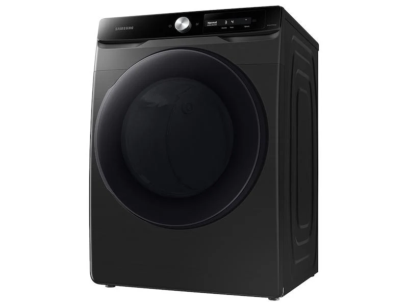 Samsung 7.5 cu. ft. Smart Dial Gas Dryer with Super Speed Dry in Brushed Black - Image 9