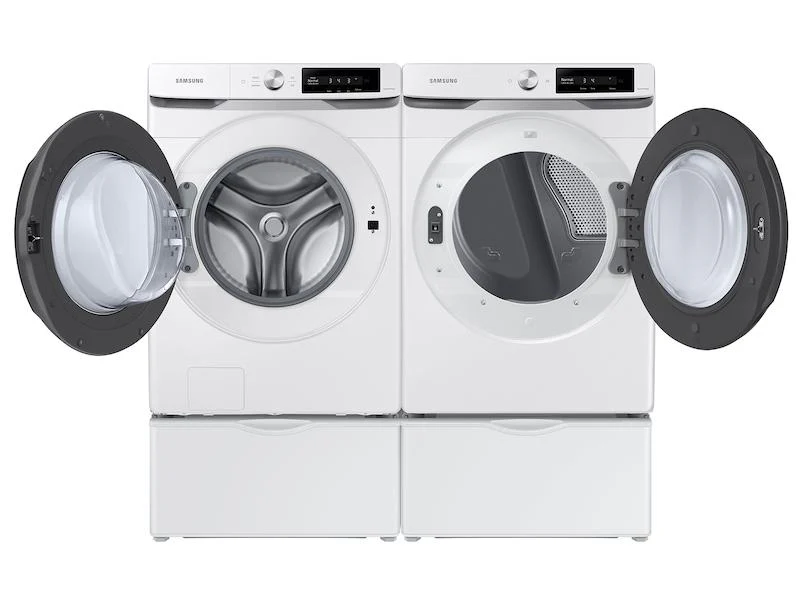 Samsung 7.5 cu. ft. Smart Dial Gas Dryer with Super Speed Dry in White - Image 11