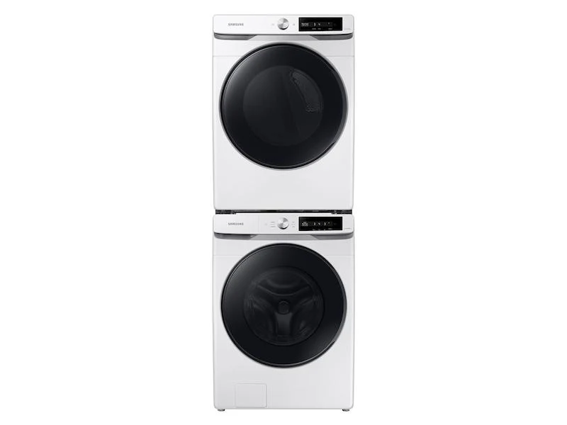 Samsung 7.5 cu. ft. Smart Dial Gas Dryer with Super Speed Dry in White - Image 4