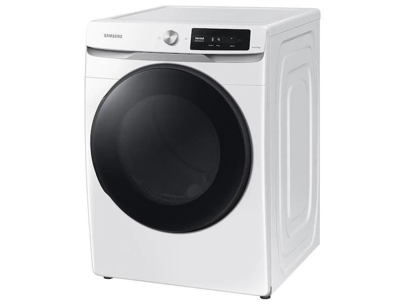 Samsung 7.5 cu. ft. Smart Dial Gas Dryer with Super Speed Dry in White - Image 9
