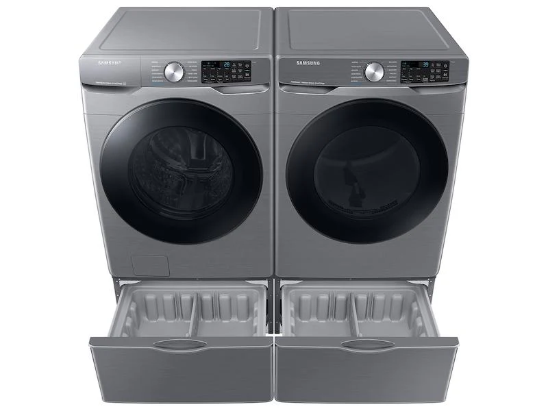 Samsung DVG45B6300P 7.5 cu. ft. Smart Gas Dryer with Steam Sanitize+ in Platinum - Image 5
