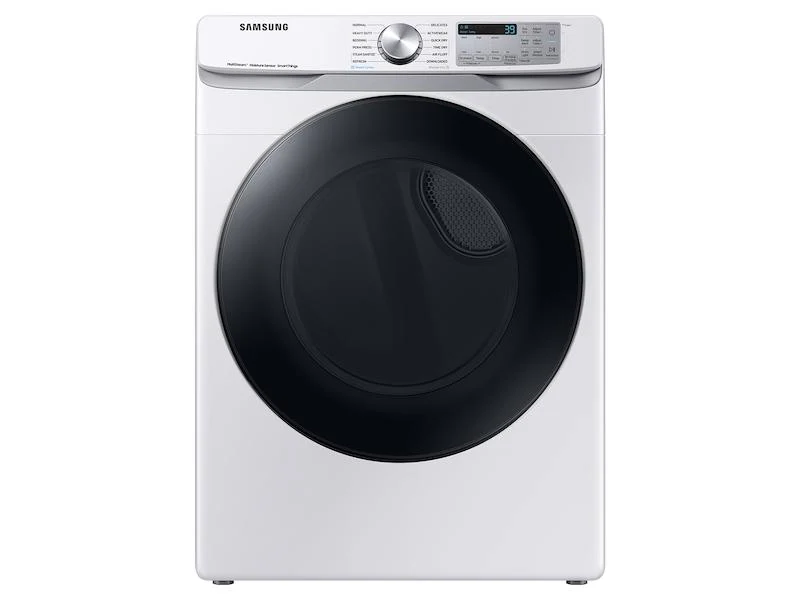 Samsung DVG45B6300W 7.5 cu. ft. Smart Gas Dryer with Steam Sanitize+ in White