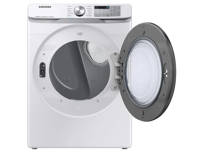 Samsung DVG45B6300W 7.5 cu. ft. Smart Gas Dryer with Steam Sanitize+ in White - Image 7