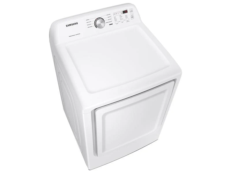 Samsung DVG45T3200W 7.2 cu. ft. Gas Dryer with Sensor Dry in White - Image 4