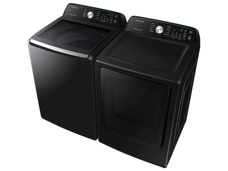 Samsung DVG45T3400V 7.4 cu. ft. Gas Dryer with Sensor Dry in Brushed Black - Image 8