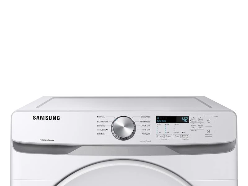 Samsung DVG45T6000W 7.5 cu. ft. Gas Dryer with Sensor Dry in White - Image 2