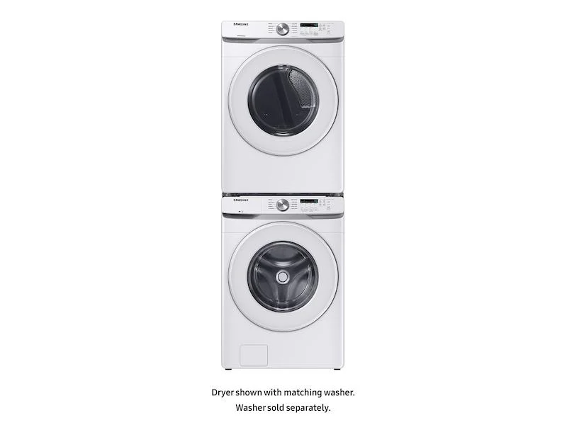 Samsung DVG45T6000W 7.5 cu. ft. Gas Dryer with Sensor Dry in White - Image 4