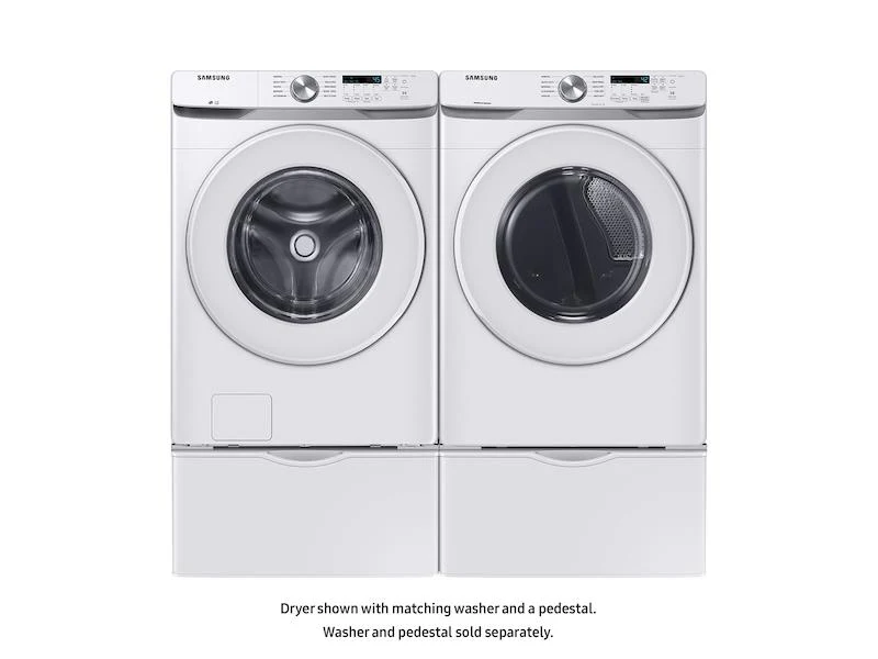 Samsung DVG45T6000W 7.5 cu. ft. Gas Dryer with Sensor Dry in White - Image 5