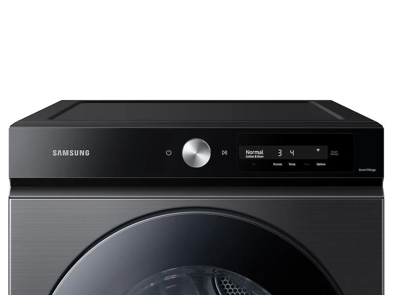 Samsung DVG46BB6700VA3 Bespoke 7.5 cu. ft. Large Capacity Gas Dryer with Super Speed Dry and AI Smart Dial in Brushed Black - Image 2