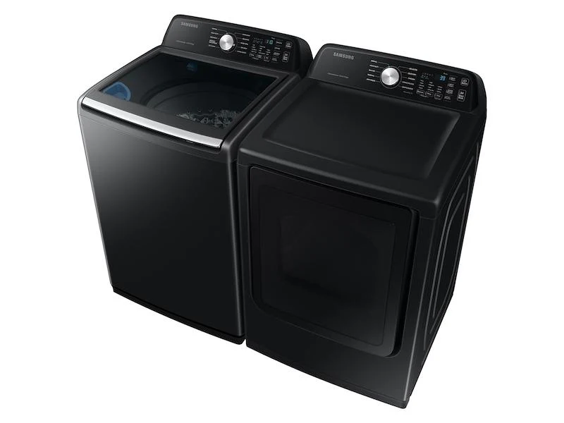 Samsung DVG47CG3500VA3 7.4 cu. ft. Smart Gas Dryer with Sensor Dry in Brushed Black - Image 10